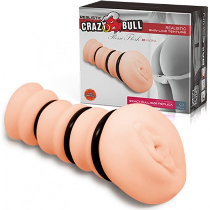 BAILE CRAZY BULL ROSSI FRESH 3D мастурбатор вагина с утягивающими кольцами BM-009150H BAILE CRAZY BULL ROSSI FRESH 3D мастурбатор вагина с утягивающими кольцами BM-009150H
