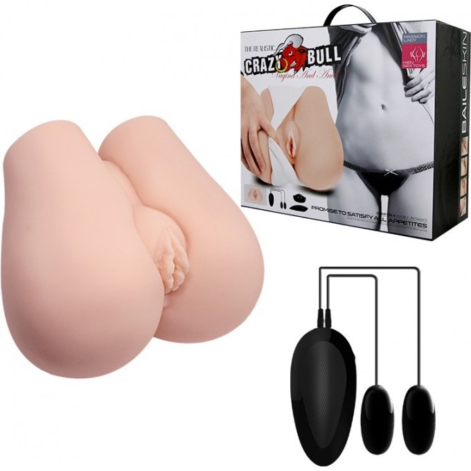 BAILE CRAZY BULL VAGINA AND ANAL мастурбатор вагина-анус с вибрацией Crazy Bull Vagina and Anal BM-009113Z-1 BAILE CRAZY BULL VAGINA AND ANAL мастурбатор вагина-анус с вибрацией Crazy Bull Vagina and Anal BM-009113Z-1