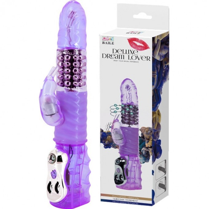 BAILE DELUXE DREAM LOVER вибромассажер-ротатор с клиторальным стимулятором BW-020031-0603 BAILE DELUXE DREAM LOVER вибромассажер-ротатор с клиторальным стимулятором BW-020031-0603