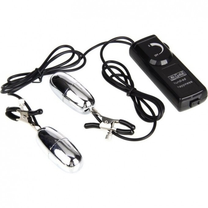 BAILE FLIRT виброзажимы на соски с пультом управления BI-010060