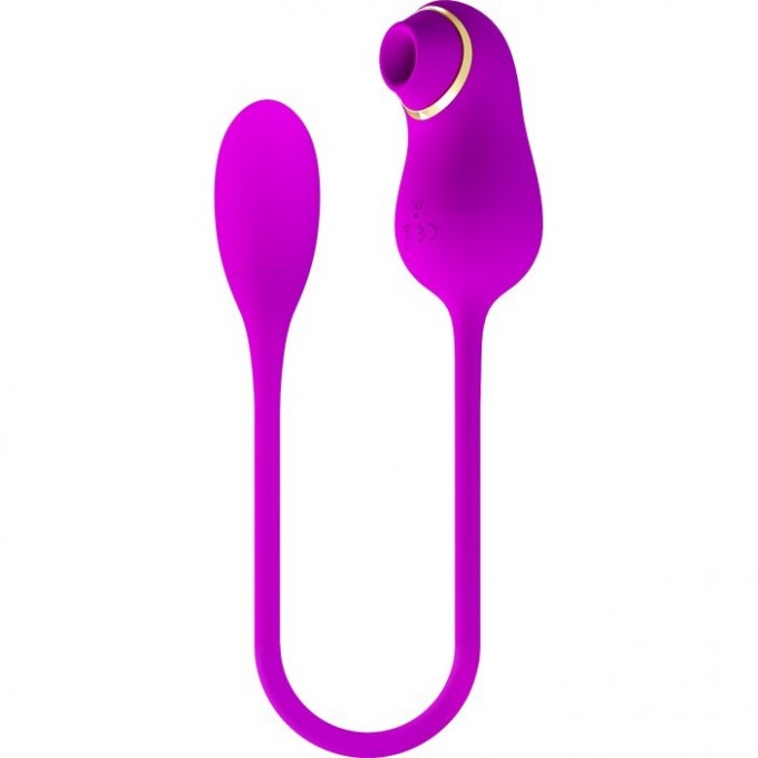 BAILE KAMA вакуумный клиторальный стимулятор с виброяйцом MC34