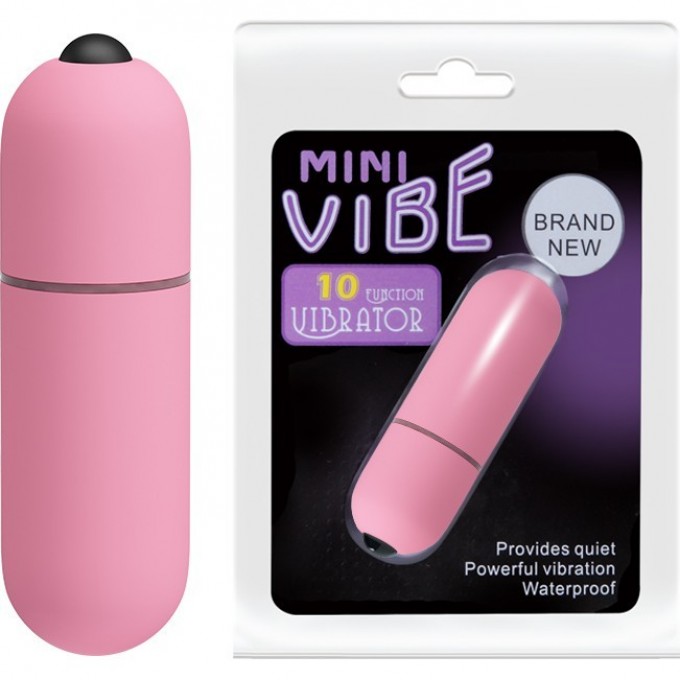BAILE MINI VIDE розовая компактная вибропуля BI-014059A PINK BAILE MINI VIDE розовая компактная вибропуля BI-014059A PINK