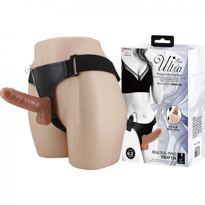 BAILE ULTRA PASSIONATE HARNESS страпон на трусиках с вибрацией BW-022064Z