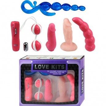 Набор: виброяйцо, вагин. шарики, анальн. стимул, фаллоимитаторы Набор: виброяйцо, вагин. шарики, анальн. стимул, фаллоимитаторы
